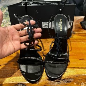 YSL - Never worn. Only on a mannequin.  *Missing Ankle Strap*